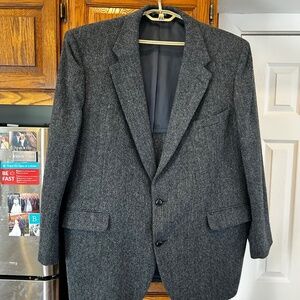 Vintage Herringbone Blazer J.D. Christopher 48R 50R